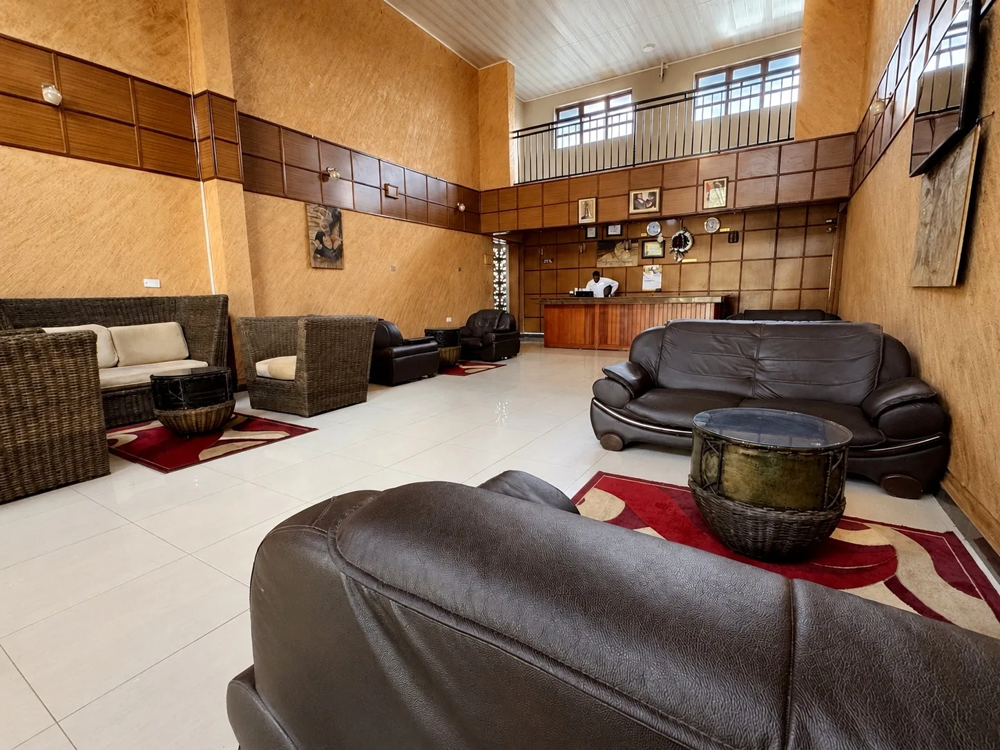 Reception lobby at Kalya Courts Hotel