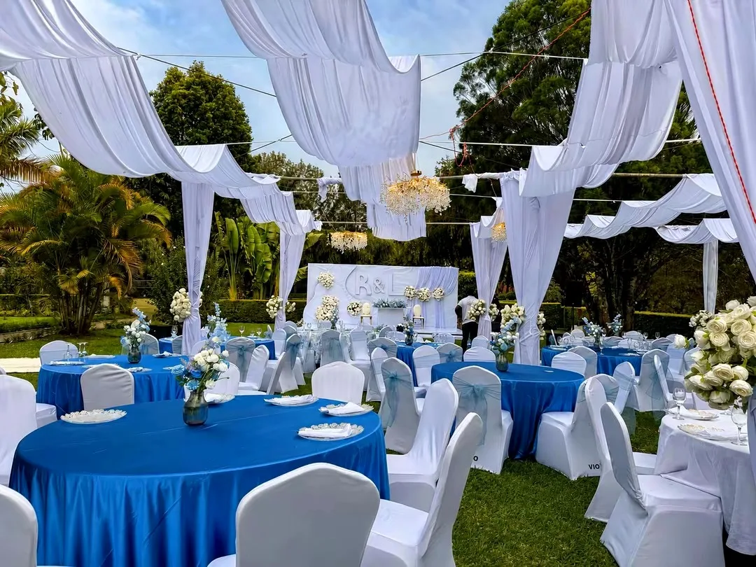Function room set for an occasion at Kalya Courts